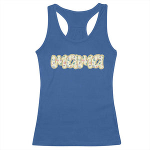 Autism Mama Racerback Tank Top Autism Awareness Mental Health Puzzle Glitter Print TS11 Royal Blue Print Your Wear