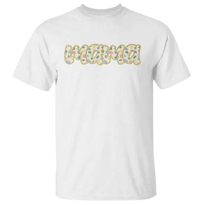 Autism Mama T Shirt Autism Awareness Mental Health Puzzle Glitter Print TS11 White Print Your Wear