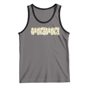Autism Mama Tank Top Autism Awareness Mental Health Puzzle Glitter Print TS11 Deep Heather Black Print Your Wear