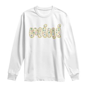 Autism Mini Long Sleeve Shirt Autism Awareness Mental Health Puzzle Glitter Print TS11 White Print Your Wear