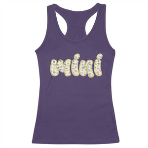 Autism Mini Racerback Tank Top Autism Awareness Mental Health Puzzle Glitter Print TS11 Purple Print Your Wear