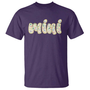 Autism Mini T Shirt Autism Awareness Mental Health Puzzle Glitter Print TS11 Purple Print Your Wear