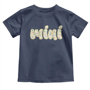 Autism Mini Toddler T Shirt Autism Awareness Mental Health Puzzle Glitter Print TS11 Navy Print Your Wear