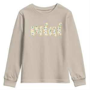 Autism Mini Youth Sweatshirt Autism Awareness Mental Health Puzzle Glitter Print TS11 Sand Print Your Wear