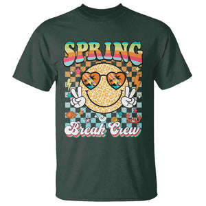 Funny Spring Break Crew T Shirt Spring Vacation Beach Family Matching TS11 Dark Forest Green Print Your Wear
