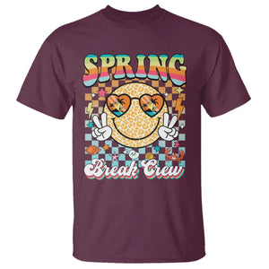 Funny Spring Break Crew T Shirt Spring Vacation Beach Family Matching TS11 Maroon Print Your Wear