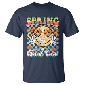 Funny Spring Break Crew T Shirt Spring Vacation Beach Family Matching TS11 Navy Print Your Wear