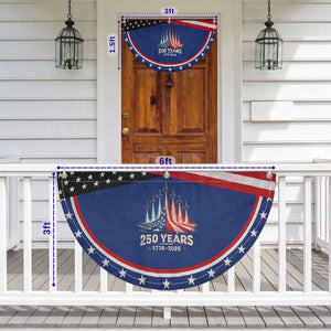 250 Years American 1776 2026 Patriotic Fan Flag USA 250th Anniversary 4th of July US Flag Jets