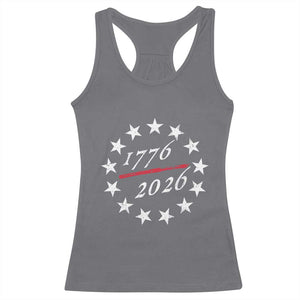 250 Years America Anniversary Racerback Tank Top 13 Stars 1776 2026 250th Independence Day TS11 Charcoal Print Your Wear