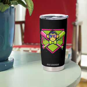 Party Monkey Baseball Drip Funny Animals Lover Tumbler Cup TS11 Print Your Wear