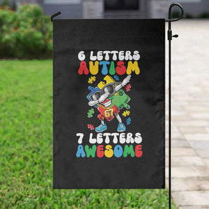 Funny 67 Autism Awareness Garden Flag 6 Letters Autism 7 Letters Awesome Dabbing Puzzle TS11 Print Your Wear