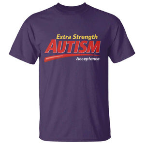 Funny Extra Strength Autism Acceptance Inappropriate Autism Meme T Shirt TS11 Purple Print Your Wear