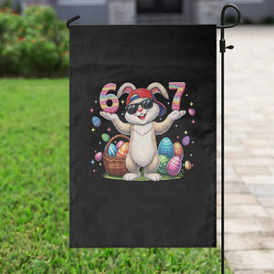 Funny Easter Day Six Seven 67 Bunny Boys Kids Garden Flag TS11 Print Your Wear