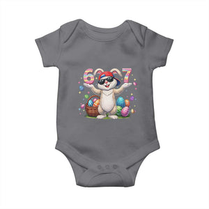 Funny Easter Day Six Seven 67 Bunny Boys Kids Baby Onesie TS11 Charcoal Print Your Wear