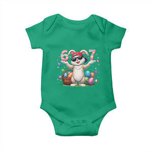 Funny Easter Day Six Seven 67 Bunny Boys Kids Baby Onesie TS11 Irish Green Print Your Wear