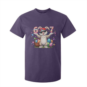Funny Easter Day Six Seven 67 Bunny Boys Kids T Shirt For Kid TS11 Purple Print Your Wear