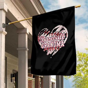 Baseball Grandma Garden Flag Vintage Baseball Heart Game Day TS11 Print Your Wear