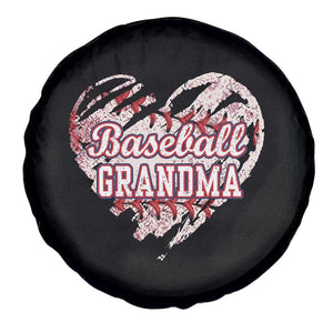 Baseball Grandma Spare Tire Cover Vintage Baseball Heart Game Day TS11 Print Your Wear
