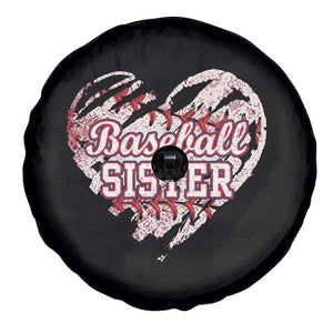 Baseball Sister Spare Tire Cover Vintage Baseball Heart Game Day TS11 Print Your Wear