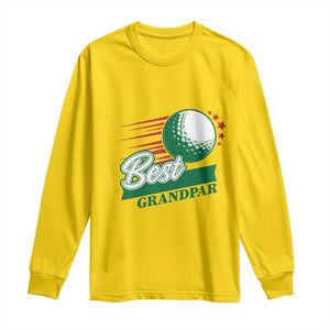 Golfing Dad Long Sleeve Shirt Best Grandpar Golf Ball Father's Day TS11 Daisy Print Your Wear