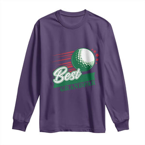 Golfing Dad Long Sleeve Shirt Best Grandpar Golf Ball Father's Day TS11 Purple Print Your Wear