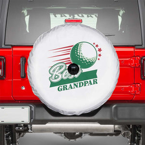 Golfing Dad Spare Tire Cover Best Grandpar Golf Ball Father's Day TS11 White Print Your Wear