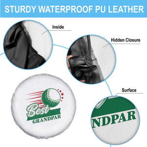 Golfing Dad Spare Tire Cover Best Grandpar Golf Ball Father's Day TS11 Print Your Wear