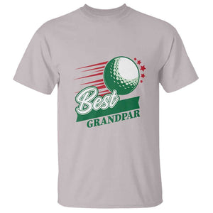 Golfing Dad T Shirt Best Grandpar Golf Ball Father's Day TS11 Ice Gray Print Your Wear