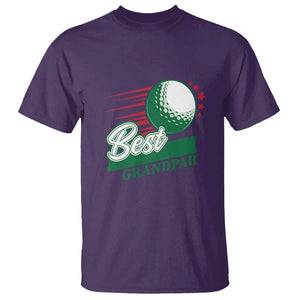 Golfing Dad T Shirt Best Grandpar Golf Ball Father's Day TS11 Purple Print Your Wear