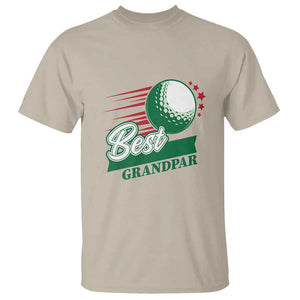Golfing Dad T Shirt Best Grandpar Golf Ball Father's Day TS11 Sand Print Your Wear
