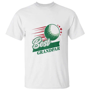 Golfing Dad T Shirt Best Grandpar Golf Ball Father's Day TS11 White Print Your Wear