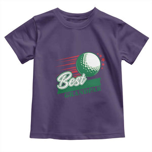 Golfing Dad Toddler T Shirt Best Grandpar Golf Ball Father's Day TS11 Purple Print Your Wear