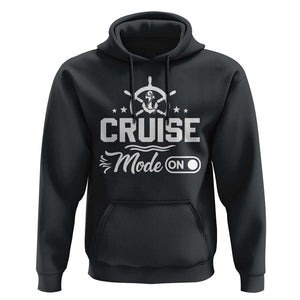 Funny Cruise Mode On Hoodie Summer Vacation Family Matching Vintage Anchor TS11 Black Print Your Wear
