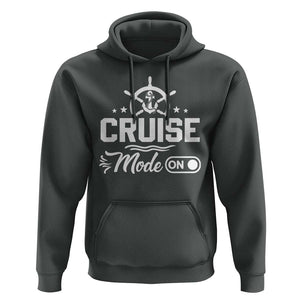 Funny Cruise Mode On Hoodie Summer Vacation Family Matching Vintage Anchor TS11 Dark Heather Print Your Wear