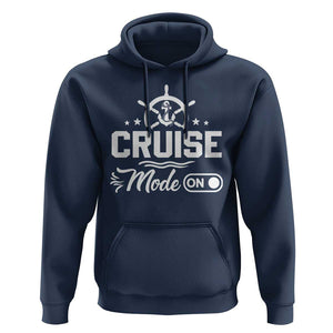 Funny Cruise Mode On Hoodie Summer Vacation Family Matching Vintage Anchor TS11 Navy Print Your Wear