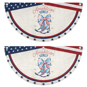 Funny 4th Of July Country Cowgirl Patriotic Fan Flag American Girly Western Cowboy Boots TS11 2pcs pack Classic Beige Print Your Wear