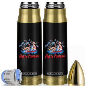 George Washington 4th of July Pool Party Bullet Tumbler Let's Get This Party Founded