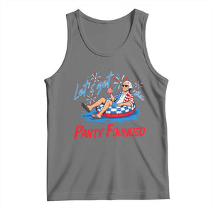 George Washington 4th of July Pool Party Tank Top Let's Get This Party Founded