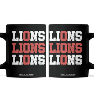 England Lions Soccer English Pride Coffee Mug