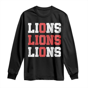 England Lions Soccer English Pride Long Sleeve Shirt