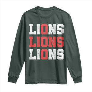 England Lions Soccer English Pride Long Sleeve Shirt