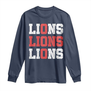 England Lions Soccer English Pride Long Sleeve Shirt