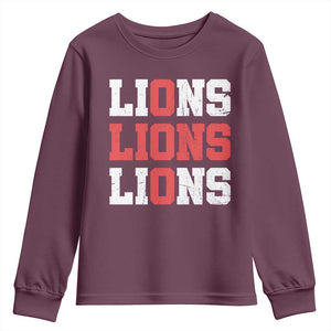 England Lions Soccer English Pride Youth Sweatshirt