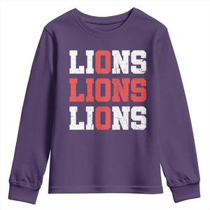 England Lions Soccer English Pride Youth Sweatshirt