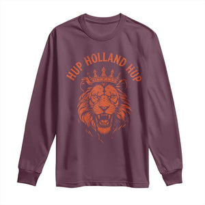 Hup Holland Hup Dutch Orange Lion Netherlands Heritage Long Sleeve Shirt