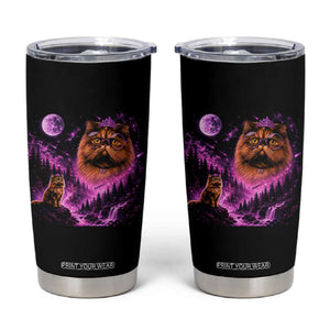Princess Cat Howling To The Moon Vintage 90s Nature Tumbler Cup TS11 Black Print Your Wear