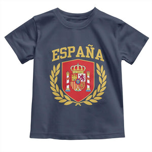 Espana Escudo Retro Spain Coat of Arms Español Toddler T Shirt