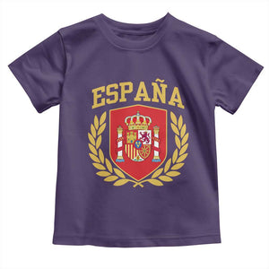 Espana Escudo Retro Spain Coat of Arms Español Toddler T Shirt