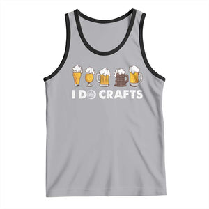 Funny Beer Tank Top I Do Crafts Vintage Beer Brewing TS11 Athletic Heather Black Print Your Wear
