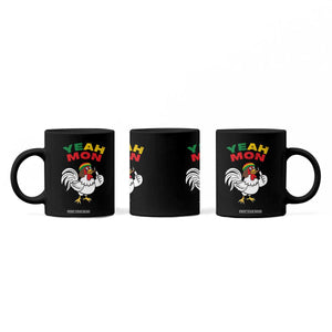 Jamaica Chicken Coffee Mug Yeah Mon Jamaican Rastacap TS11 Print Your Wear